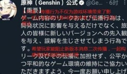 推特原神内鬼爆料视频,新角色、剧情大揭秘！